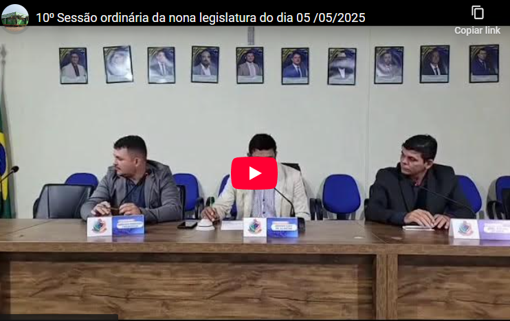 10⁰ Sessão ordinária  da nona legislatura de 2025