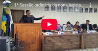 1ª Sessão ordinária da nona legislatura 23/02 do ano de 2026