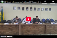 30ª  Sessão ordinária da nona legislatura 03/11 do ano de 2025
