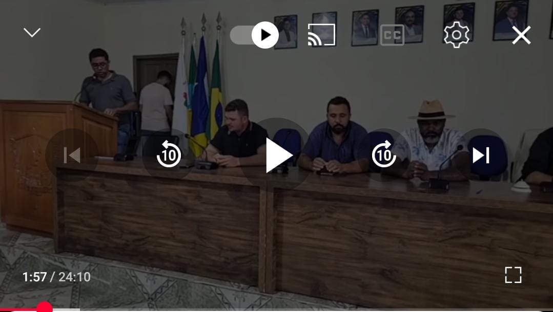 4⁰ Sessão extraordinária da nona legislatura do dia 06/03/ 2025