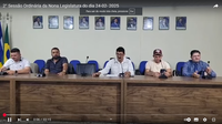 "A ata completa da Sessão 2ª Sessão Ordinária da 33ª Sessão Legislativa da 9ª Legislatura"