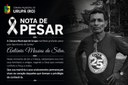 A Câmara Municipal de Urupá manifesta profundo pesar pelo falecimento do Senhor Antônio Messias da Silva.