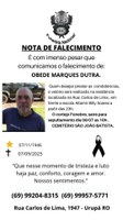 NOTA DE FALECIMENTO