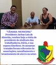 O presidente da Câmara Municipal de urupá teve a honra de receber em seu gabinete O presidente do sindicato dos trabalhadores senhor Dario. O presidente da Câmara Municipal de urupá teve a honra de receber em seu gabinete O presidente do sindicato dos trabalhadores senhor Dario.