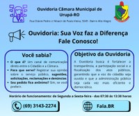 ouvidoria câmara  municipal de urupá