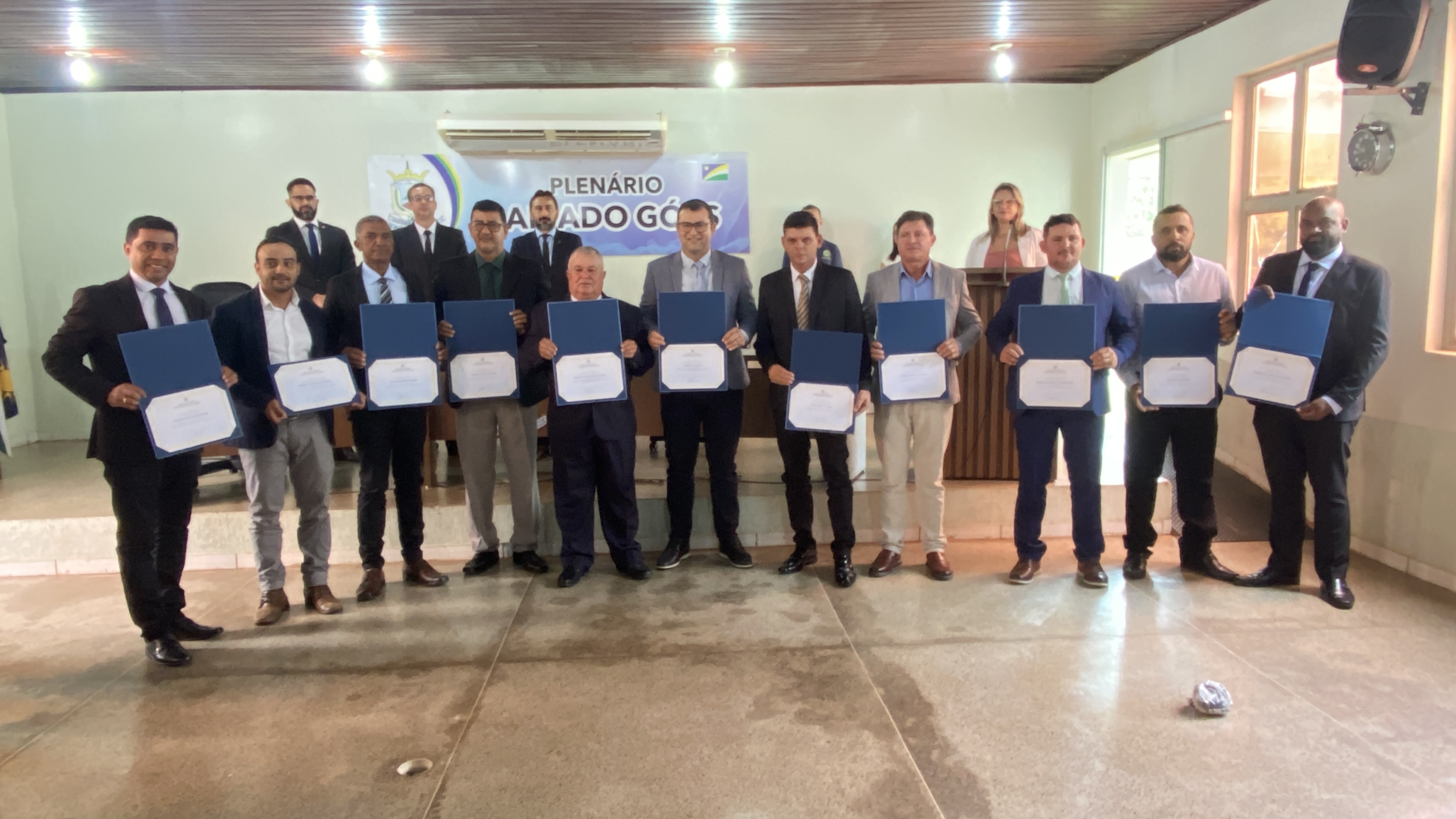 Vereadores Eleitos de Urupá (RO) são diplomados pela Justiça Eleitoral